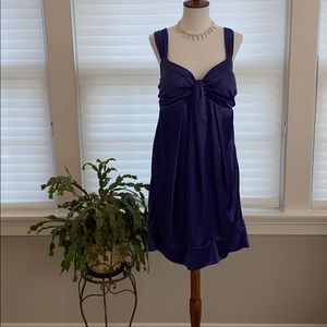 Wishes, Wishes, Wishes Purple draped dress